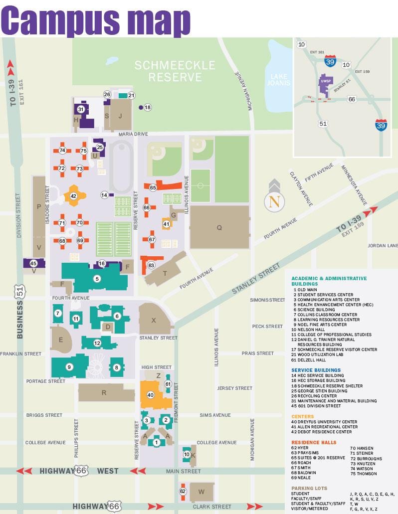 แผนที่ของ NYU มหาวิทยาลัย
