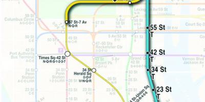 แผนที่ของที่สองถนนรถไฟใต้ดิน